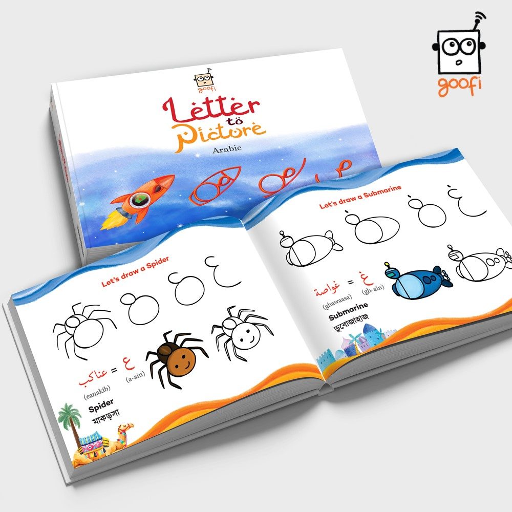 Kids Time - Letter 2 Picture Arabic