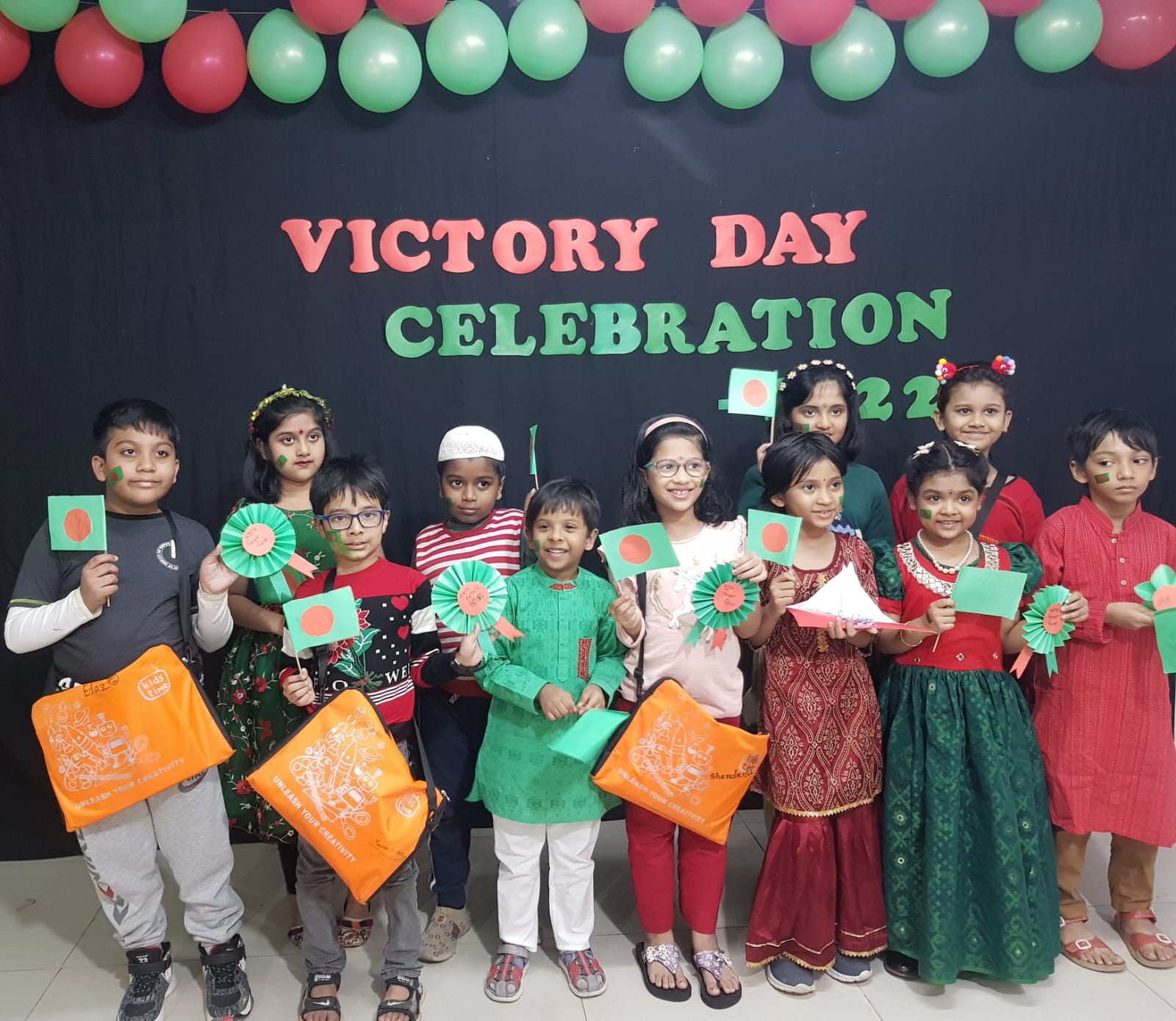 Victory Day Celebration Kids Time