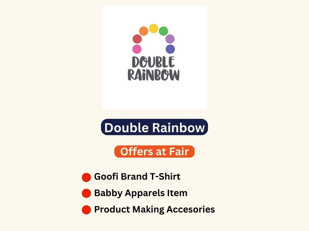 Double Rainbow at Kids Time Fair